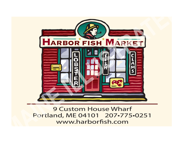 Harbor Fish Maine Illustrators