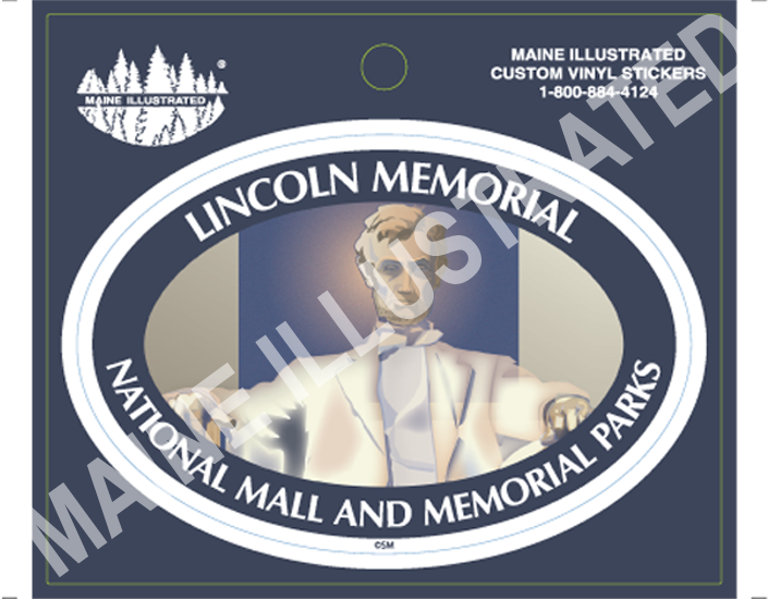 LINCOLN MEMORIAL_NATIONAL MALL AND PARKS Maine Illustrators